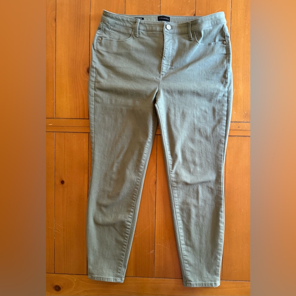 Talbots Sage Green Jeggings